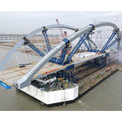 EU Standaard Prefabricated Box Girder Structuur Truss Kits Staalconstructie Boogbrug Fabricage Bruggen