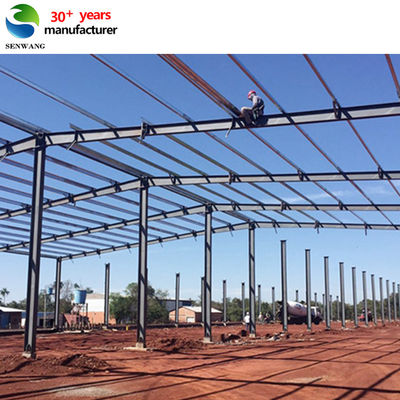 Snel bouwen Pre-engineered Portal Frame Staalstructuur Warehouse Lichte staalstructuur Prefab huis