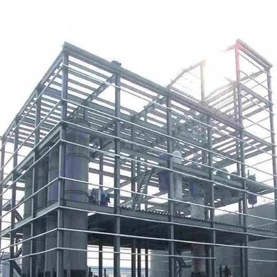Laswerk H-secties Staalstructuur Industriegebouwen met ramen en deuren van kunststofstaal / aluminium