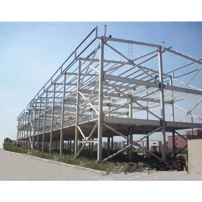 Voorgefabriceerd lichtstaalconstructiegebouw, voorgefabriceerd staalconstructie magazijn