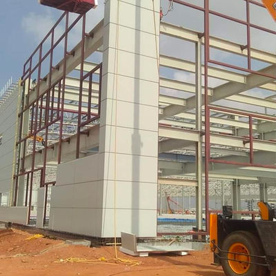 Sterk frame prefab industriële metaal opslag staal structuur magazijn gebouw