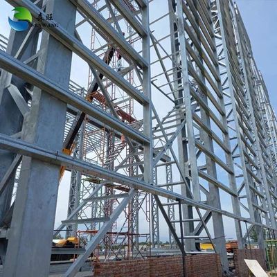 Prefab Warehouse Staalstructuur Werkplaats Gebouw Gemakkelijke montage / demontage