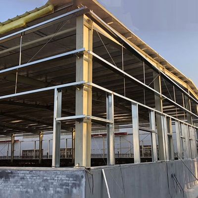 Sandwich Panel Warehouse Workshop Q345B Staalbouw