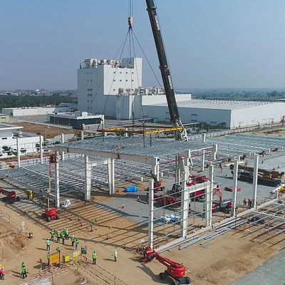 Gegalvaniseerde staalstructuur Metalen gebouw Fabriek Schuur Tuin Prefab staal gebouw