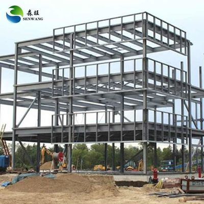 Gegalvaniseerd staal raam staal plaat gebouw met warm dip galvaniseren en koolstof staal oppervlak