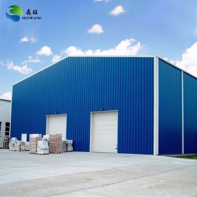 Brandwerende Industriële Maatwerk Constructie Gebouw Prefab Stalen Structuur Magazijn