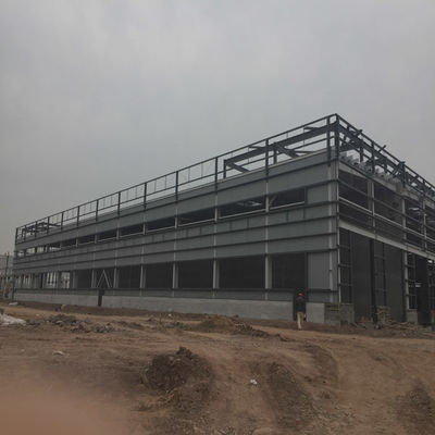 ISO 9001 gecertificeerde staalconstructie-opslagplaats met gegalvaniseerd frame