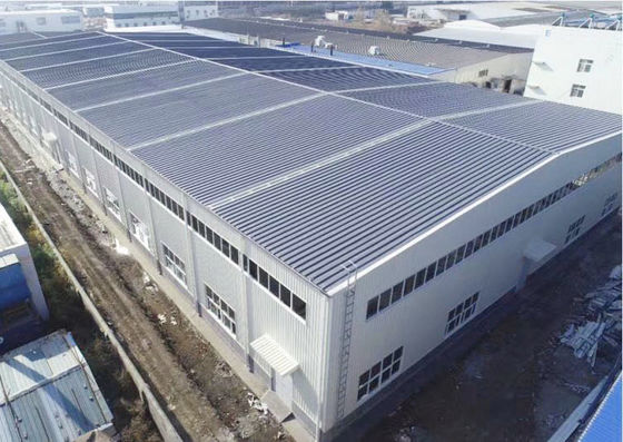 Steel Structure Warehouse met CZ Purlin en Sandwich Panel dakbedekking