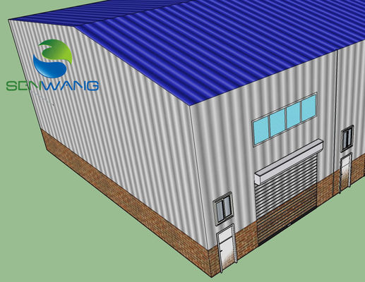 Metalen constructies Prefab Grote span staalconstructie Handelswerkplaats