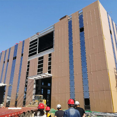 Afneembare staalconstructie magazijn gegalvaniseerd / verf voor geprefabriceerde werkplaats en school slaapzalen