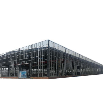 Q235 Q345 Steel Frame Warehouse Building met H-vorm sectie staalbalk