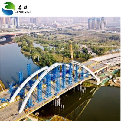 Breedspanningsstaalbrug, winddicht metalen gebouw
