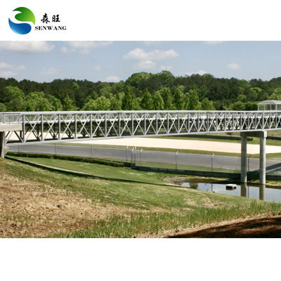 Prefabriceerde stalen brug, snel bouwen op maat stalen brug structuur