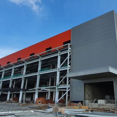 Q235 Q345 Voorgefabriceerde staalstructuur modulair voor flexibele en aanpasbare gebouwen