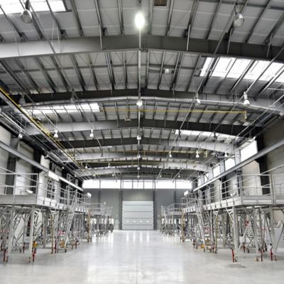 Winddicht Voorgefabriceerd magazijn Gebouwen, H Staal raamramen Bouwers magazijn