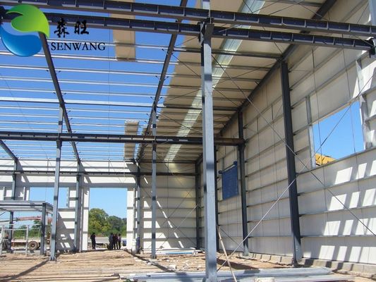 Aanpasbare grote span staal frame magazijn systemen