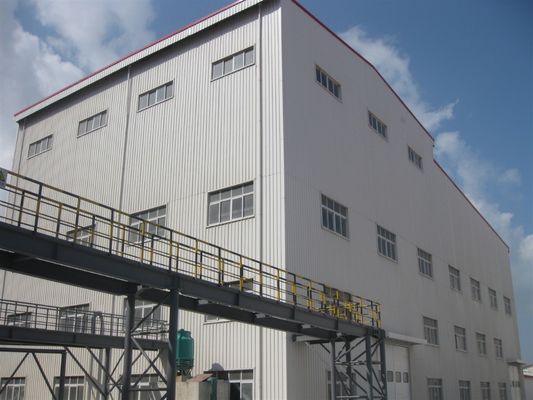 Economisch Multi-Span Steel Buildings Workshop, Veiligheid Metal Frame Commerciële gebouwen