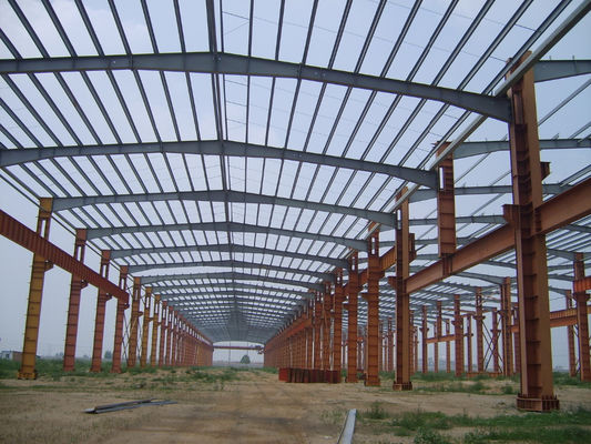 Q355B Ruwe staal frame structuur Workshop Op maat gemaakte prefab fabriek gebouw