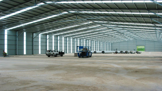 Economisch staal frame opslaggebouw op maat staal structuur prefab werkplaats