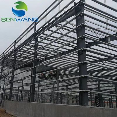 Veelzijdige residentiële staal gebouwen, gelaste H-staal raam gebouwen met sandwich paneel dak