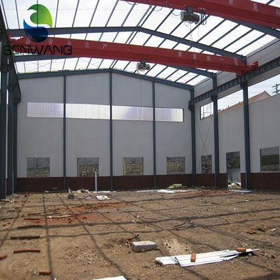 H Structurele gebouwen met staalframe, plaatdak industriële staalgebouwen