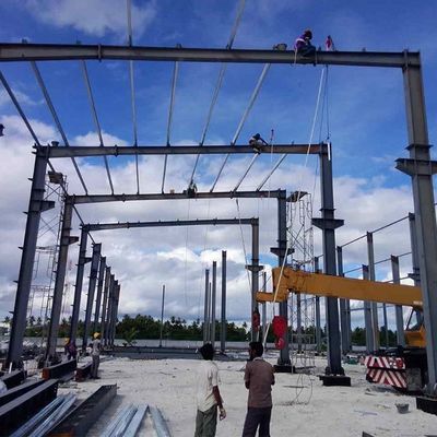 Duurzaam betaalbaar licht staalconstructie magazijn geprefabriceerd