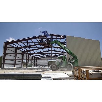 Customizable Size Prefabricated Steel Structure Building with Sandwich Panel Sliding Door and Aluminium Alloy Window