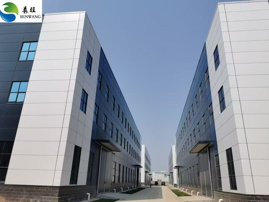 Modulair lichtstaal frame constructie efficiënte opslag industriële ruimte oplossingen