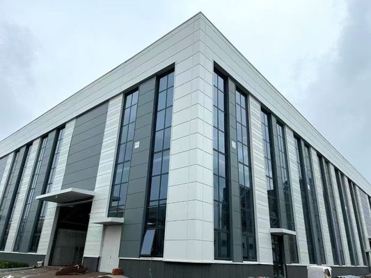 Top Tier Prefab Warehouse Gebouw Aanpasbaar Langdurig Voor Industrie