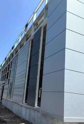 Moderne geprefabriceerde lichte staalconstructie Werkplaats Boerderijgebouw Pakhuis