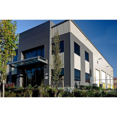 ISO 9001 / CE Prefab Metal Frame Plant Gebouw met eenvoudige assemblage Multifunctionele geïntegreerde staalstructuur magazijn