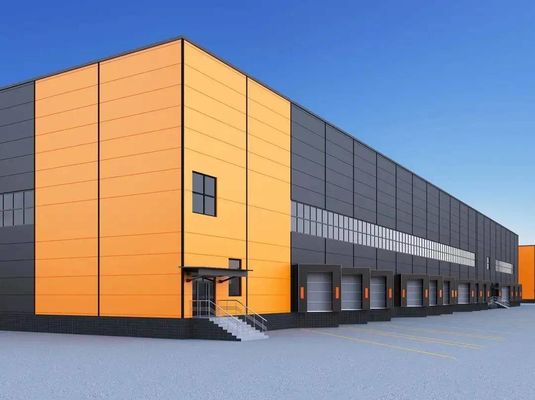 Winddichte stalen constructiegebouwen Installatie-ingenieur Richtlijnen voor ter plaatse gelaste H-stalen kolommen voor stalen hangars