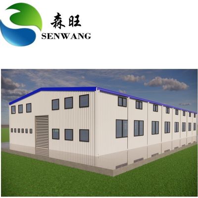 Staalhangar Metalen bouwproject Professionele perforatiebewerking
