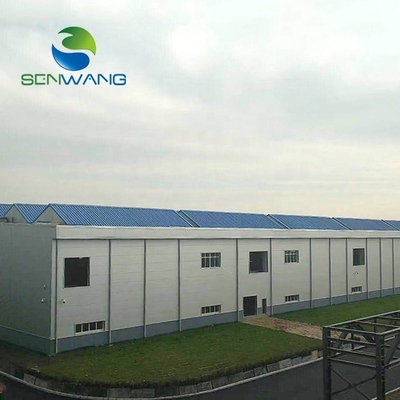 Gegalvaniseerde stalen constructie Q235B Q345B Q355B voor industriële gebouwen