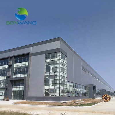 Steel Structure Warehouse met CZ Purlin en Sandwich Panel dakbedekking