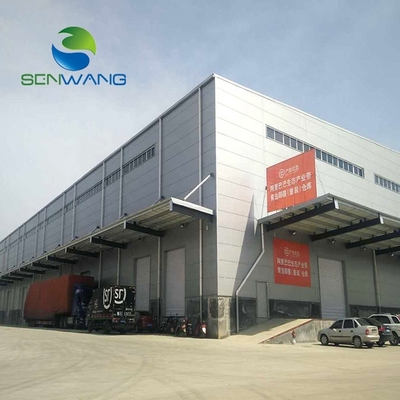 Prefab Stalen Constructie Magazijn met Portaalframe Ontwerp