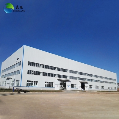 H-staal Prefab Magazijn Gebouw Winddichte Portaalframe Structuur