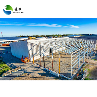 H Staal voorgefabriceerd magazijn gegalvaniseerd portaal frame structuur