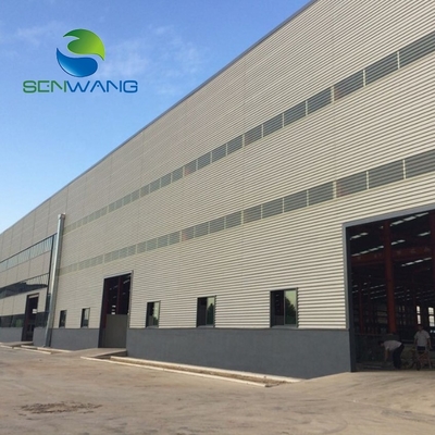 Prefab Steel Structure Warehouse met aangepaste afmetingen