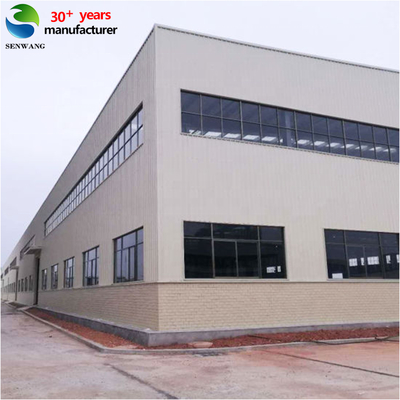 Custom Steel Structure Warehouse met Q235/Q355 staalframe
