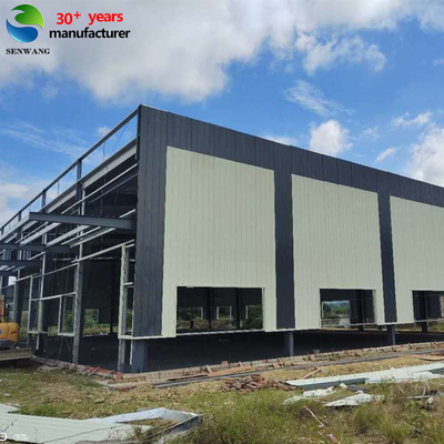 Voorgefabriceerd staal magazijn met H-frame Q235/Q355 staal