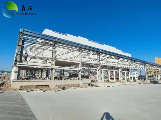 Aanpasbare Stalen Constructie Werkplaats met Lichtgewicht Constructie en Ingenieur Installatie Ter Plaatse