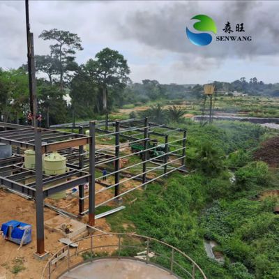 Aanpasbare stalen kolom geprefabriceerde stalen magazijn met glasvezelversterkte kunststof lichtkoepel en CAD-ontwerp