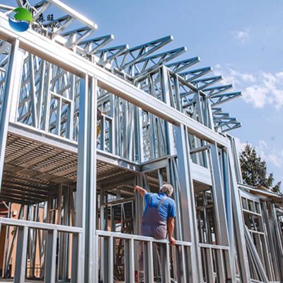 Boutverbinding Stalen Constructie Magazijn met Stalen Sandwichpaneel en CAD Tekening Ontwerp voor Victoriaanse en Moderne Stijlen