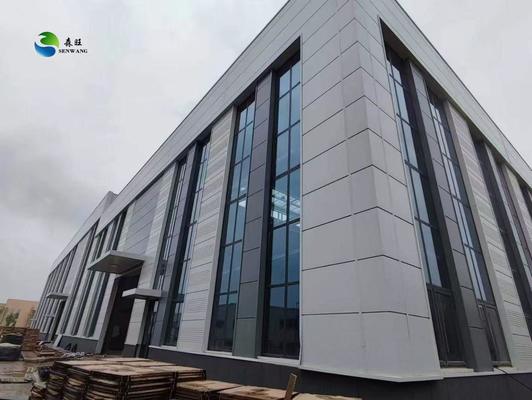 Portal Steel Structure Warehouse met hoekstaalbeugel voor hoge structurele betrouwbaarheid