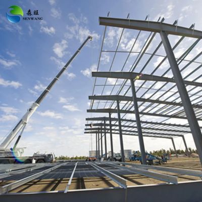 Op maat precies zoals de eisen staalstructuur werkplaats muur broodje breedte 1150mm optionele modulaire staalbouw systeem