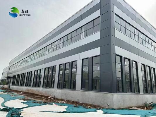 Seismische 9 Punten Stalen Constructie Werkplaats met Licht Staal Q355 en Korte Bouwperiode