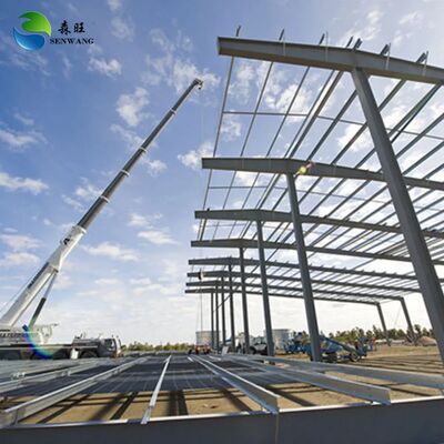 Durable Steel Structure Warehouse with Q235/Q355 Grade Steel and 50 Year Lifespan in Customized Sizes
