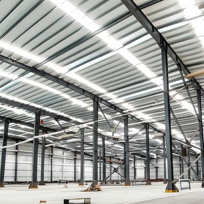 Werkplaats voor geprefabriceerde staalconstructies met aardbevingsbestendigheid ≥ 8 graad