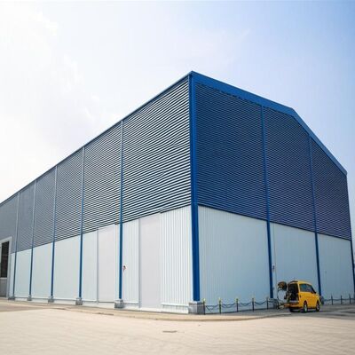 Volgt de tekening vereiste staal frame magazijn met 50 jaar structurele oplossing voor industriële opslag en logistiek